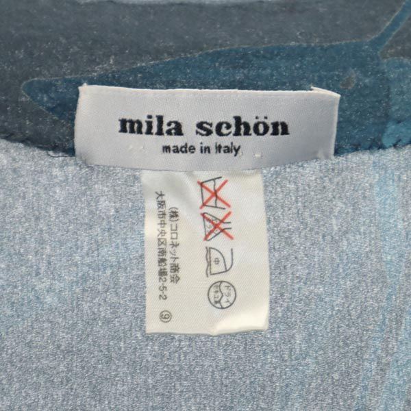 mila schon ミラショーン ノースリーブ シアー ワンピース グリーン系 レディース