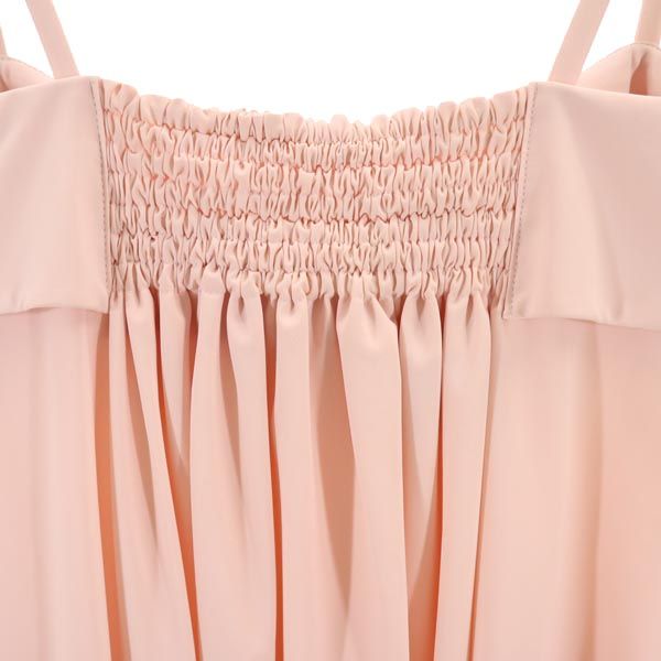 フォクシーニューヨーク 日本製 キャミワンピース 38 ピンク系 FOXEY NEW YORK レディース