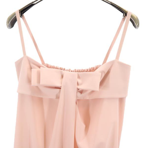 フォクシーニューヨーク 日本製 キャミワンピース 38 ピンク系 FOXEY NEW YORK レディース