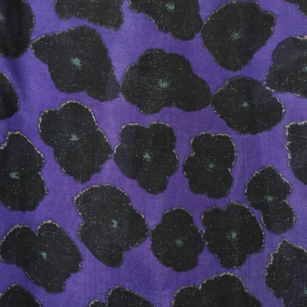 TOGA ARCHIVES トーガ アーカイブス 日本製 総柄 キャミワンピース M パープル系 レディース