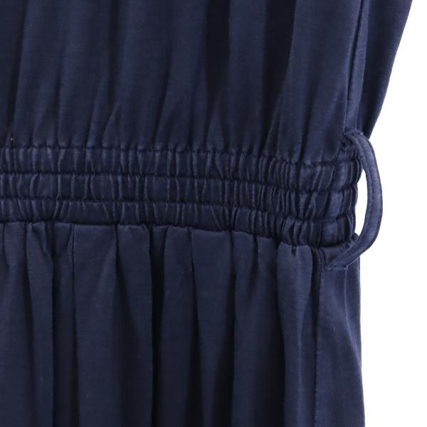BLUE LABEL CRESTBRIDGE ブルーレーベルクレストブリッジ 三陽商会 半袖 フレンチスリーブ ワンピース 38 ネイビー レディース