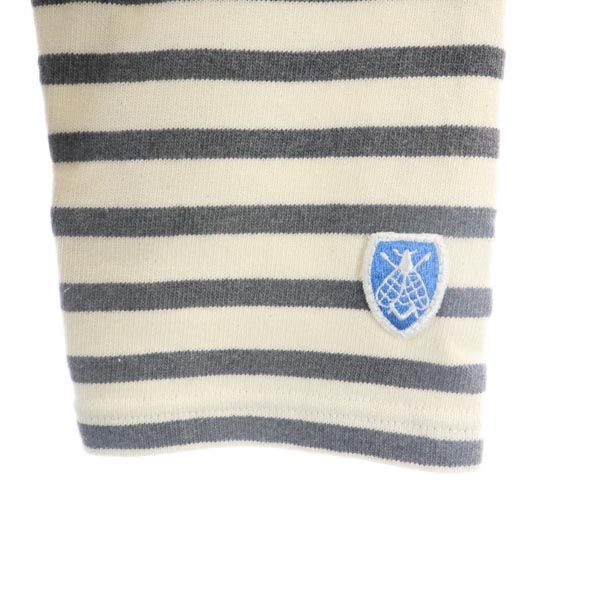 ORCIVAL オーシバル フランス製 ボーダー 長袖 ワンピース 1 生成り バスクシャツ レディース