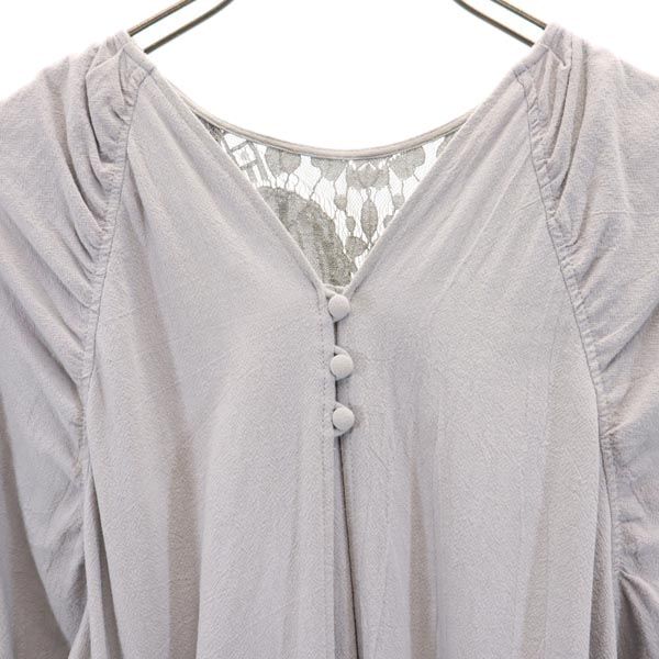 MARNI マルニ 半袖 ロングワンピース S グレー レディース