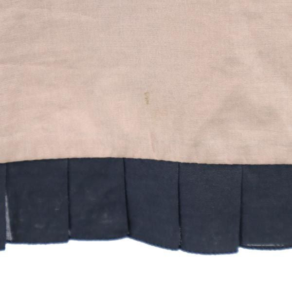 MAX&CO マックスアンドコー シルクブレンド ノースリーブ ミニワンピース 38 ネイビー系 インナー付き レディース