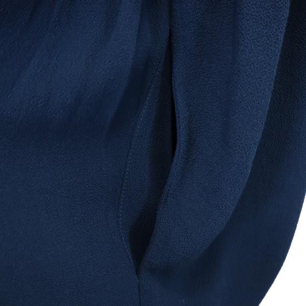 SEE BY CHLOE シーバイクロエ 半袖 膝丈ワンピース 2 ネイビー レディース