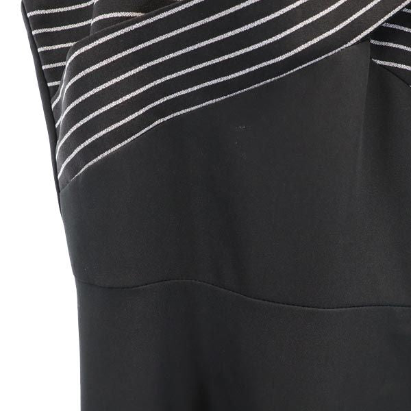 LOUIS VUITTON ルイヴィトン キャミワンピース M ブラック系 バックジップ レディース