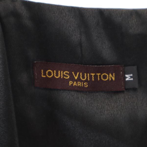 LOUIS VUITTON ルイヴィトン キャミワンピース M ブラック系 バックジップ レディース