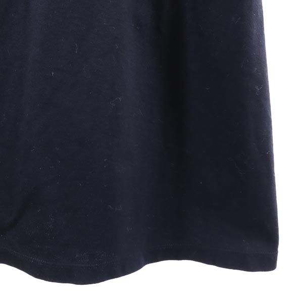 BLUE LABEL CRESTBRIDGE ブルーレーベルクレストブリッジ ボーダー 半袖 ドッキング ワンピース 36 紺×白 レディース