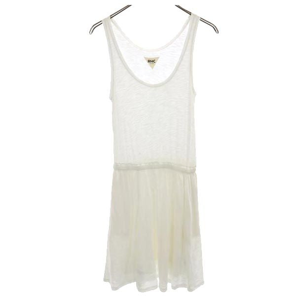 Ron Herman ロンハーマン 日本製 ノースリーブ ワンピース XS 白 レディース