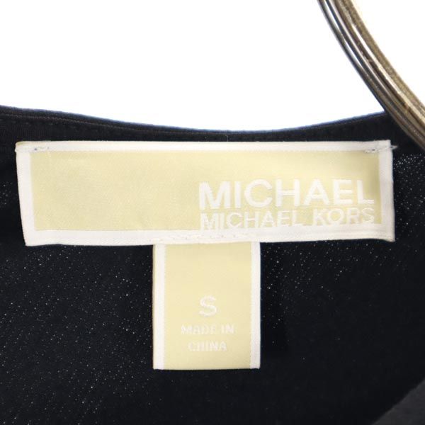 MICHAEL MICHAEL KORS マイケルマイケルコース ノースリーブ ワンピース S 黒 レディース