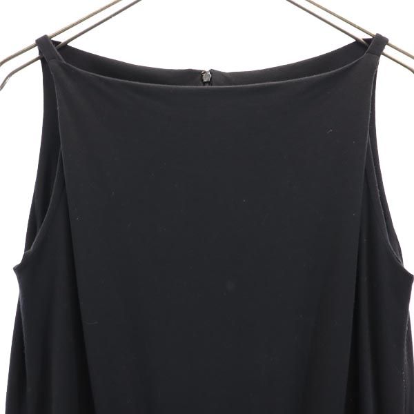 β ベータ 日本製 ノースリーブ ワンピース 40 黒 レディース