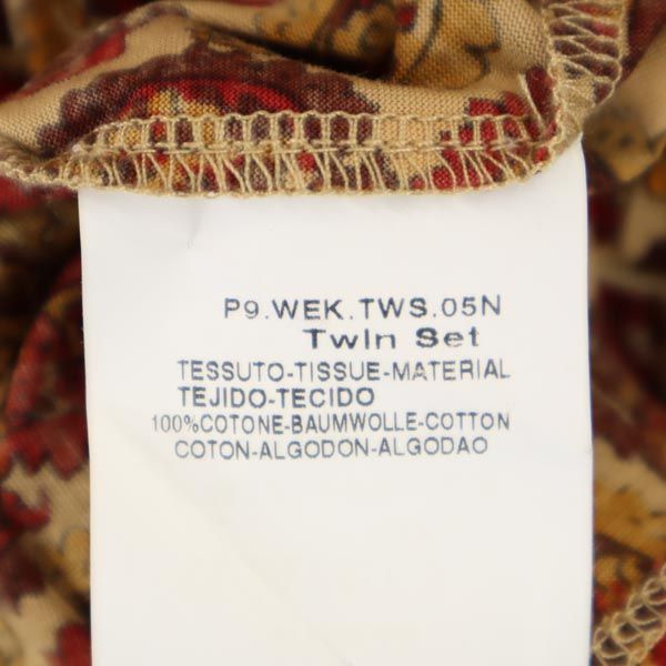 MAX MARA マックスマーラ 総柄 ノースリーブ ワンピース S ブラウン系 レディース