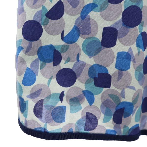 MARC BY MARC JACOBS マークバイマークジェイコブス ドット ノースリーブ フルジップ ワンピース 0 ブルー系 レディース