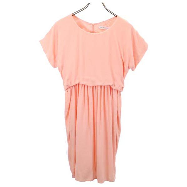 SEE BY CHLOE シーバイクロエ 半袖 ワンピース USA4 サーモンピンク レディース