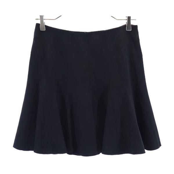 PAULE KA ポールカ ミニ丈 フレアスカート 38 黒 レディース