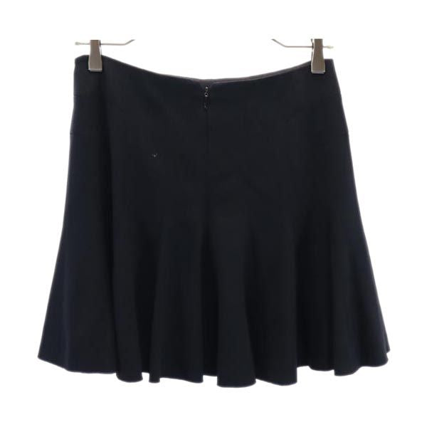 PAULE KA ポールカ ミニ丈 フレアスカート 38 黒 レディース