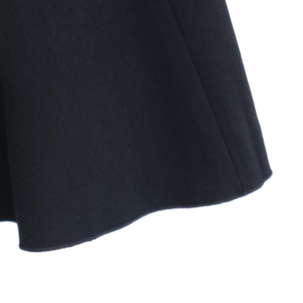 PAULE KA ポールカ ミニ丈 フレアスカート 38 黒 レディース