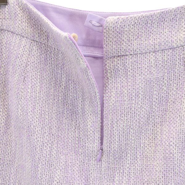 ARMANI COLLEZIONI アルマーニコレッツォーニ イタリア製 ミニ丈 タイトスカート 40 パープル系 バックジップ レディース