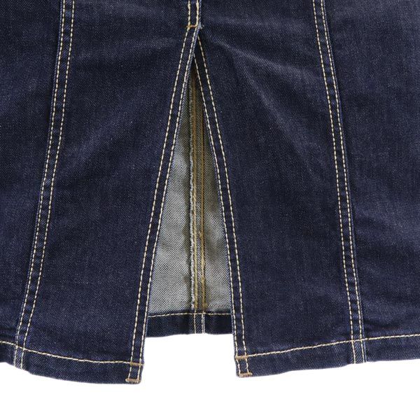 ヒステリック ミディ丈 デニム タイトスカート M インディゴ HYSTERIC レディース