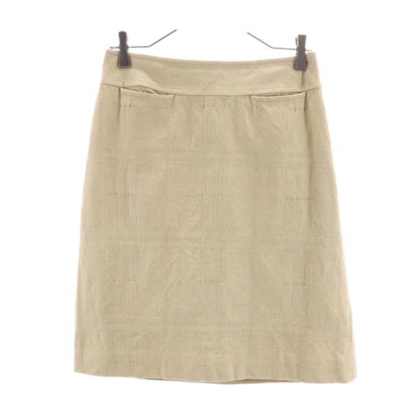 BURBERRY バーバリー 三陽商会 ミニ丈 スカート 38 ベージュ系 レディース