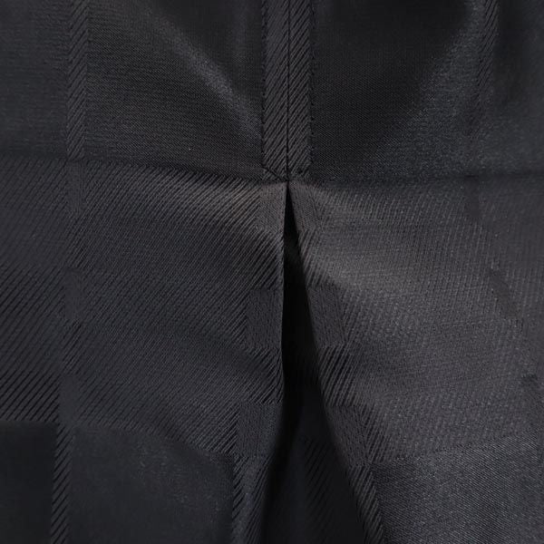 バーバリー 三陽商会 チェック ミニ丈 スカート 36 ブラック BURBERRY サイドジップ レディース