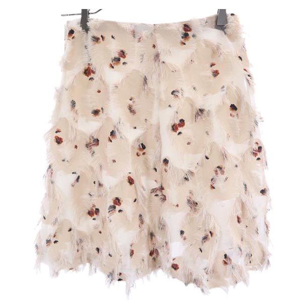 シーバイクロエ 総柄 ミニ丈 スカート 36 ベージュ系 SEE BY CHLOE レディース