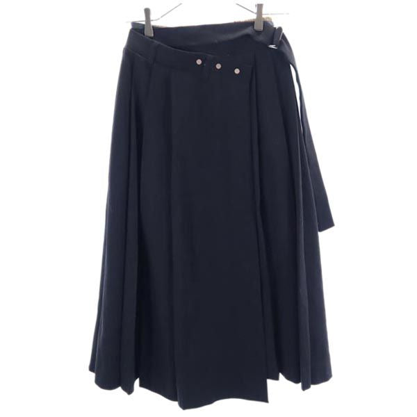 UNITED TOKYO ユナイテッドトウキョウ 日本製 ミモレ丈 プリーツスカート 1 黒 レディース