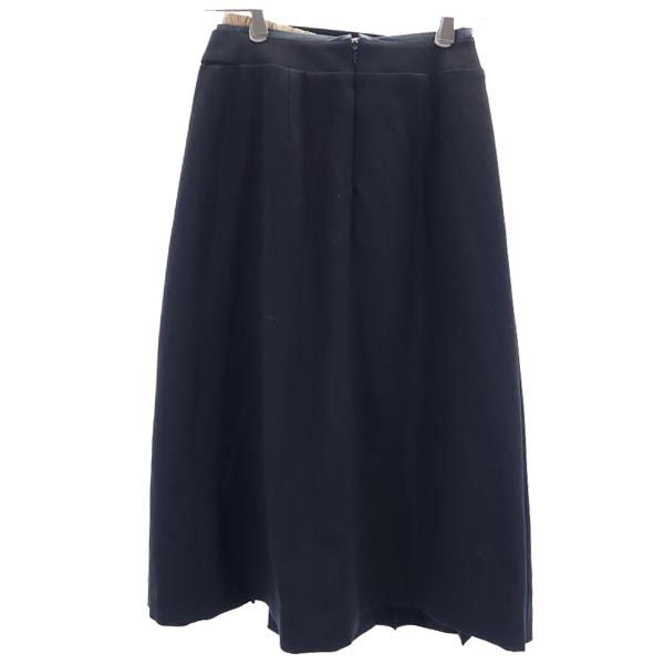 UNITED TOKYO ユナイテッドトウキョウ 日本製 ミモレ丈 プリーツスカート 1 黒 レディース