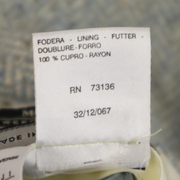 MAX MARA マックスマーラ イタリア製 ウール ミニ丈 スカート 40 水色系 レディース