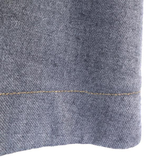 SEE BY CHLOE シーバイクロエ ウールブレンド ミニスカート 34 グレー×ブラウン レディース