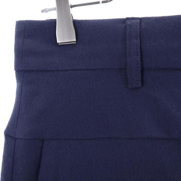 SEE BY CHLOE シーバイクロエ ウールブレンド ミニスカート 40 ネイビー レディース