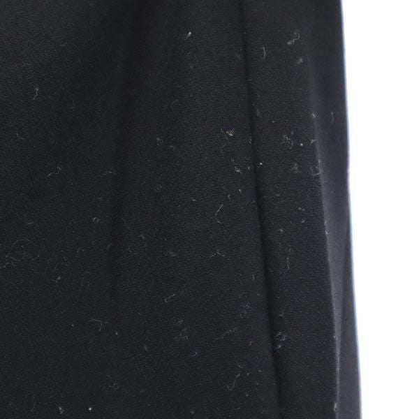 LAUREN RALPH LAUREN ローレンラルフローレン ミニ丈 フリルスカート 6P ブラック系 サイドジップ レディース