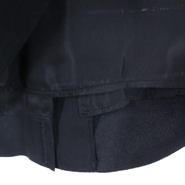 LANVIN ランバン ミニ丈 デザイン スカート 40 ブラック レディース