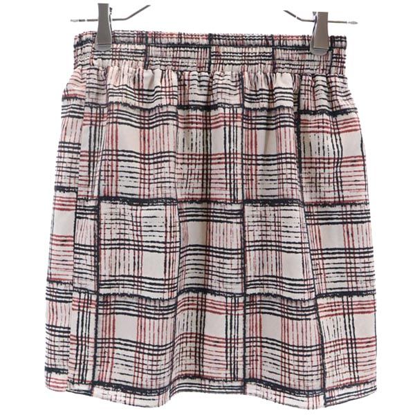 MAX&CO マックスアンドコー チェック柄 ミニ丈 スカート 38 レディース