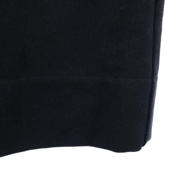 JUPE NOIR フランス製 ミディ丈 ギャザースカート 0 ブラック レディース