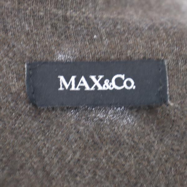 MAX&CO マックスアンドコー ミディ丈 ラップスカート 茶系 レディース