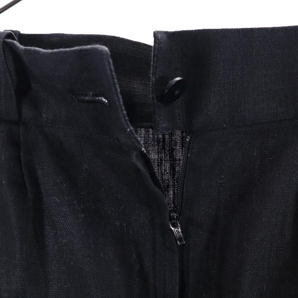 Christian Dior SPORTS クリスチャンディオール スポーツ リネンブレンド ミディ丈 スカート M 黒 レディース