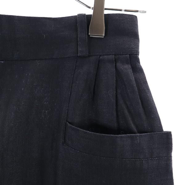 Christian Dior SPORTS クリスチャンディオール スポーツ リネンブレンド ミディ丈 スカート M 黒 レディース