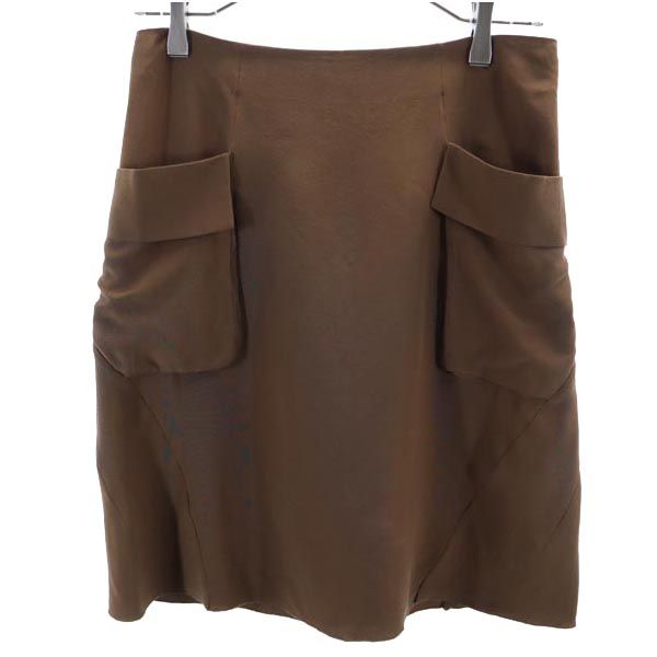 MARNI マルニ イタリア製 ミニスカート 38 ブラウン レディース