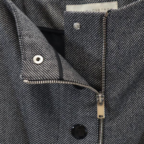 Stella McCartney ステラマッカートニー イタリア製 総柄 ミニスカート 38 黒系 レディース