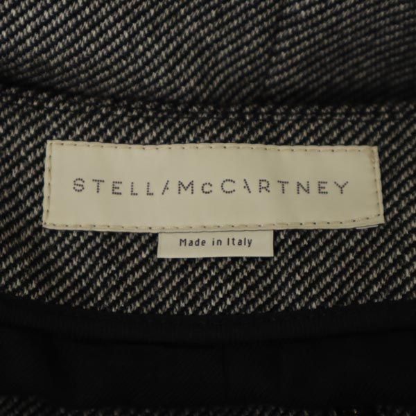 Stella McCartney ステラマッカートニー イタリア製 総柄 ミニスカート 38 黒系 レディース