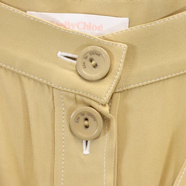 SEE BY CHLOE シーバイクロエ ロングスカート 38 ベージュ系 レディース