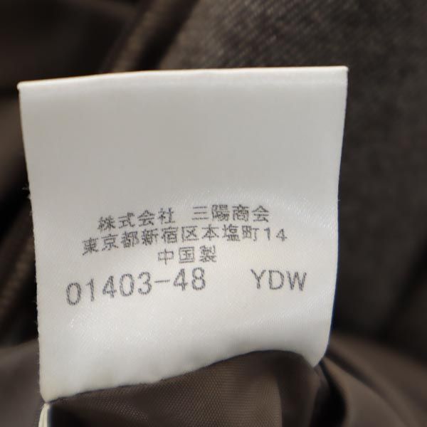 BURBERRY BLUE LABEL バーバリーブルーレーベル 三陽商会 アンゴラ ウールブレンド ミニ丈 スカート 38 茶系 レディース