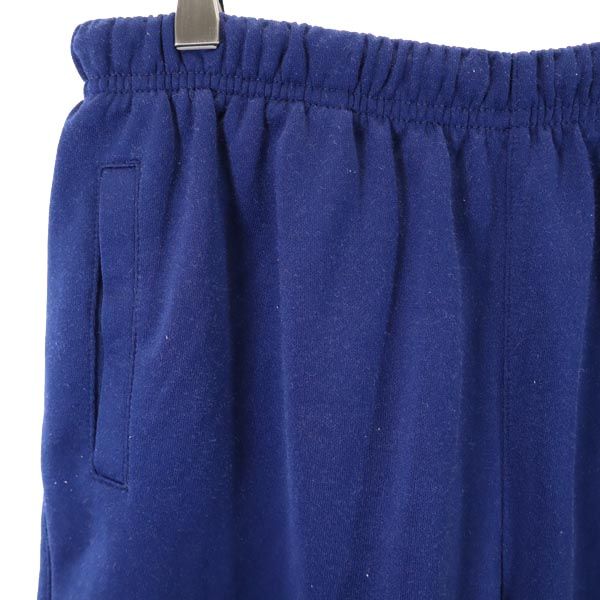 NIKE ナイキ 90s 00s 白タグ オールド ワンポイント刺繍 スウェットショートパンツ M 紺 メンズ