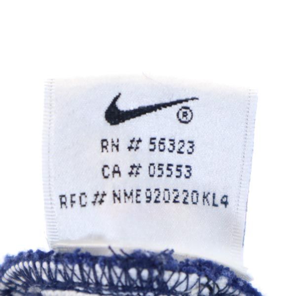 NIKE ナイキ 90s 00s 白タグ オールド ワンポイント刺繍 スウェットショートパンツ M 紺 メンズ