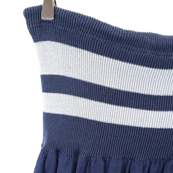 kolor カラー 日本製 切り替えデザイン ロング丈 切替デザイン スカート 1 ネイビー系 レディース