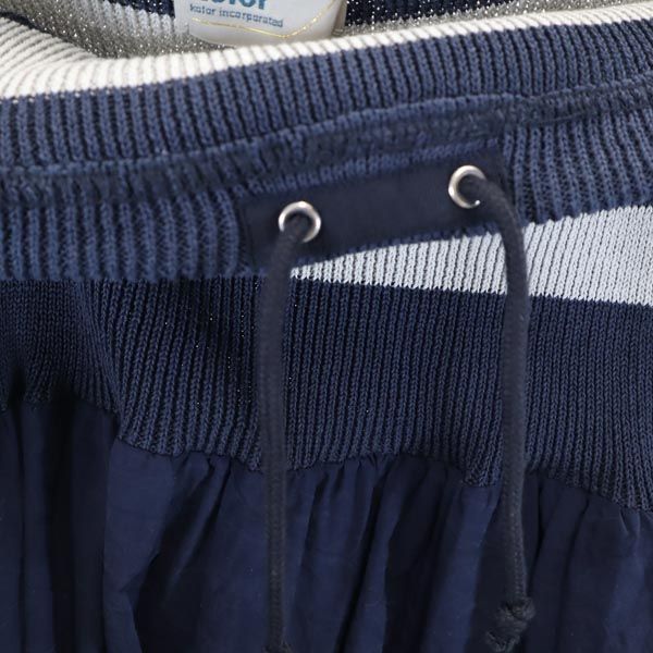 kolor カラー 日本製 切り替えデザイン ロング丈 切替デザイン スカート 1 ネイビー系 レディース