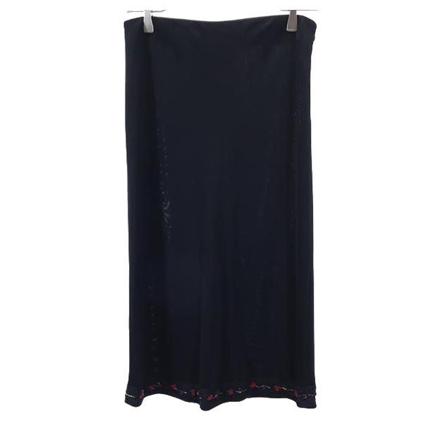 ETRO エトロ イタリア製 ミディ丈 スカート 40 黒 レディース