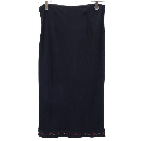 ETRO エトロ イタリア製 ミディ丈 スカート 40 黒 レディース