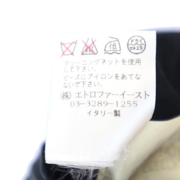 ETRO エトロ イタリア製 ミディ丈 スカート 40 黒 レディース